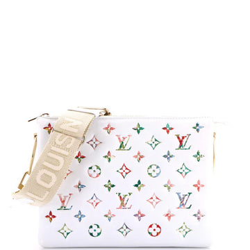 Coussin Bag Monogram Flower Embossed Lambskin PM