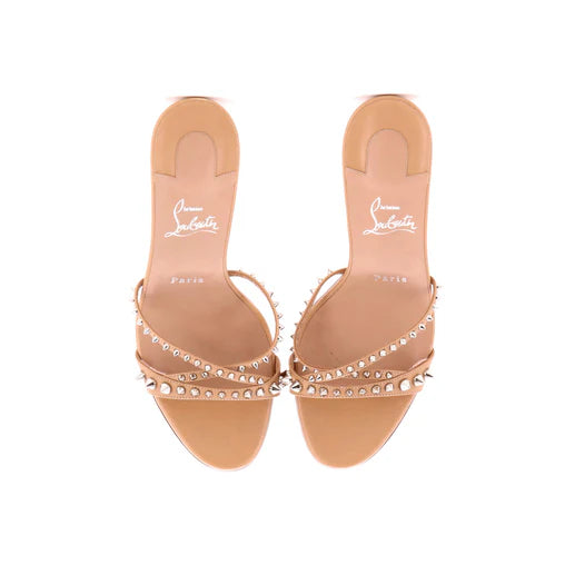 Women's Tatoosh Heeled Mule Sandals Leather 85