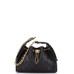 25 Hobo Bag Quilted Caviar Small