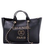 Deauville Tote Studded Caviar Medium