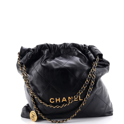 22 Chain Hobo Quilted Calfskin Medium