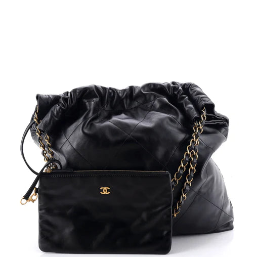 22 Chain Hobo Quilted Calfskin Medium