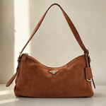 Prada Aimee Nubuck Large Shoulder Bag