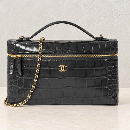 CC GHW Vanity Case 2 Way Chain Shoulder Bag