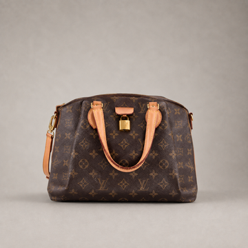 Rivoli Handbag Monogram Canvas PM (Brown)