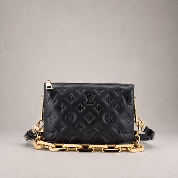 Coussin Bag Monogram Embossed Lambskin BB