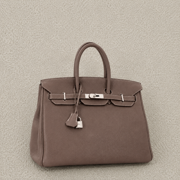 Birkin 35 Etoupe Togo Palladium Hardware