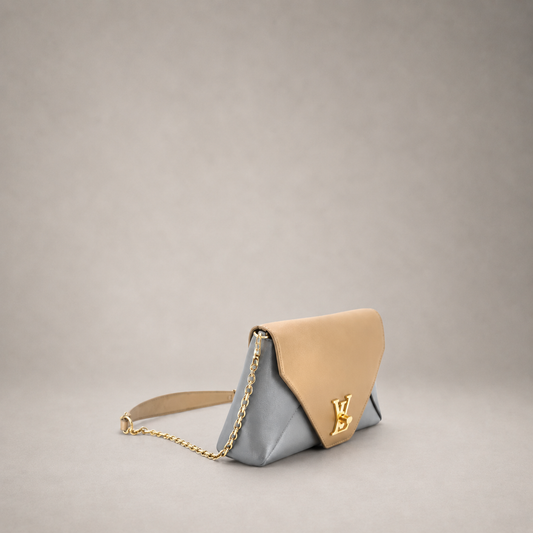 Love Note Chain Clutch Leather