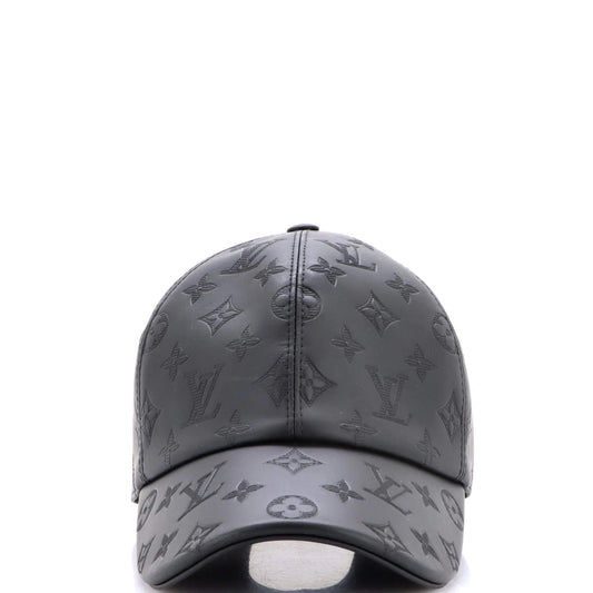 Baseball Cap Monogram Shadow Leather